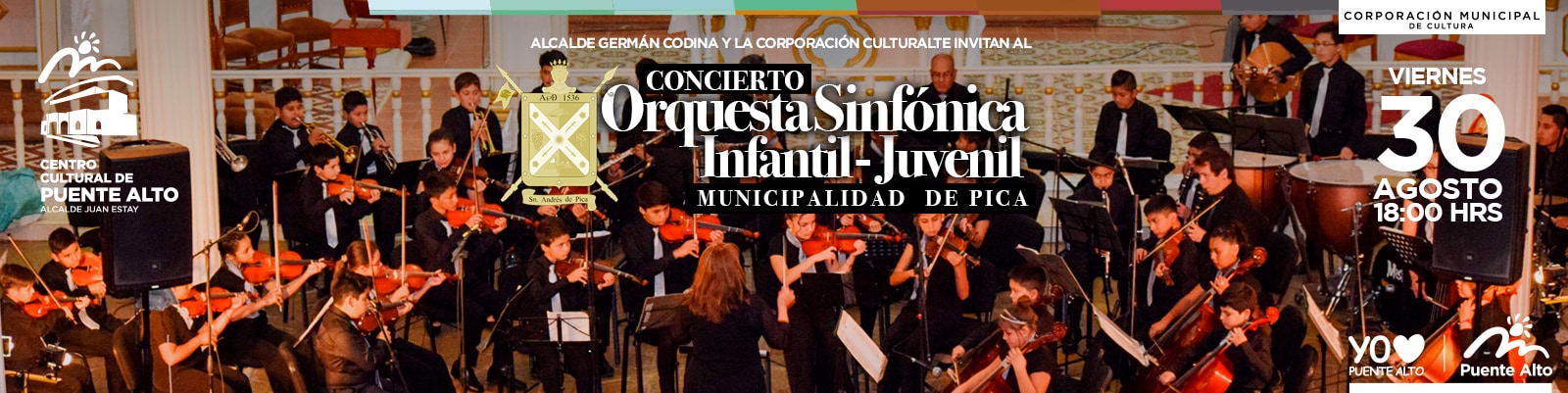 La Orquesta Sinfónica de Pica visita Puente Alto.